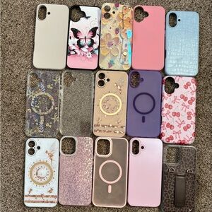 Assorted Phone 16 plus Cases - Multicolor